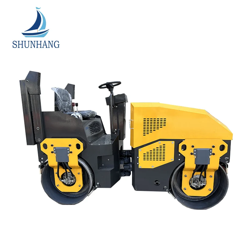 1200 mm Double Drum Compaction 6 toneladas de manejo de carreteras