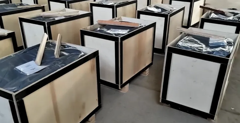 Entrega ! Shunhang Machine envía más de 100 compactadores de placas de gasolina a Japón