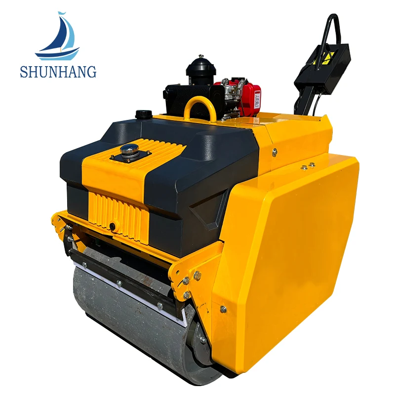 Compactación de doble batería de 650 mm de 2.5 toneladas a pie de vía de carretera