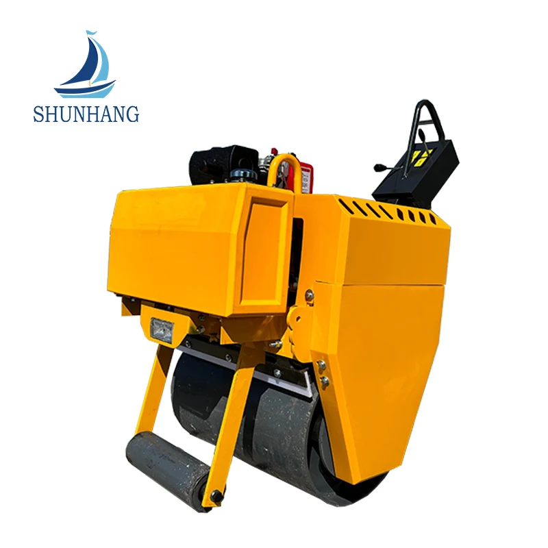 Compactación de tambor individual de 650 mm a 1,5 toneladas a pie de Road Roller