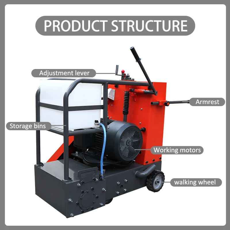 Speed Adjustable Floor Milling Machine