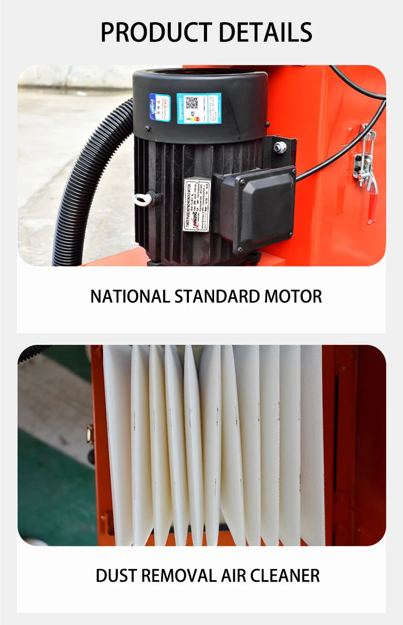 Adjustable Single Disc Built in Dust Extraction Grinder