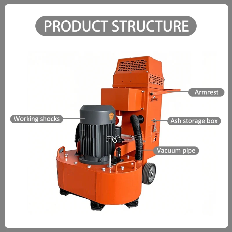 Double Disc Dual Dust Extraction Floor Grinding Machine