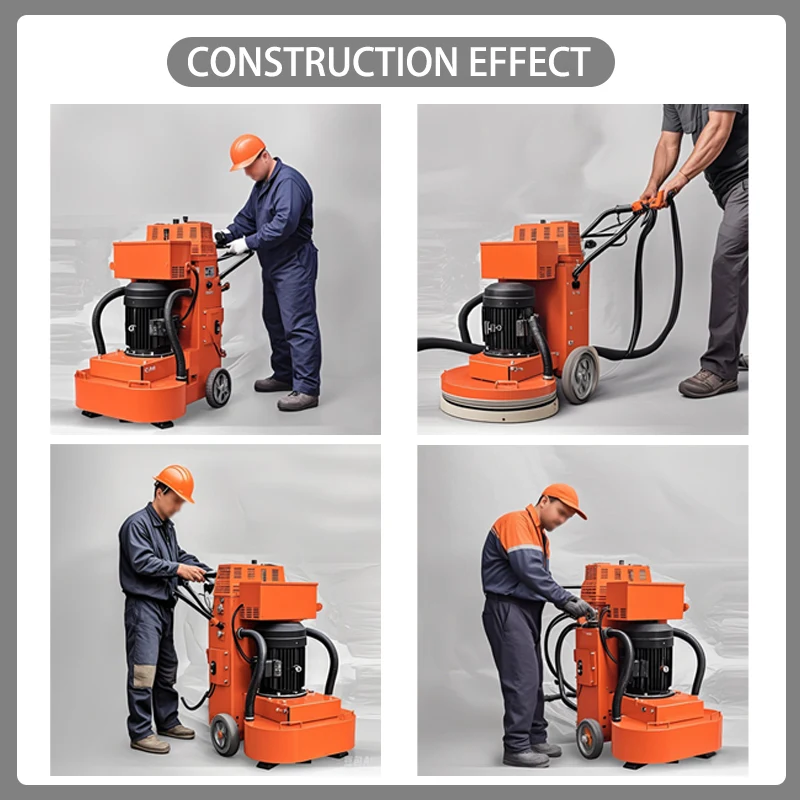 Double Disc Dual Dust Extraction Floor Grinding Machine