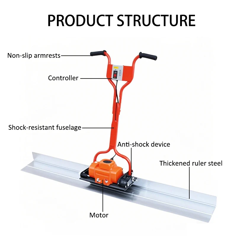2M Electric Vibrating Leveling Ruler