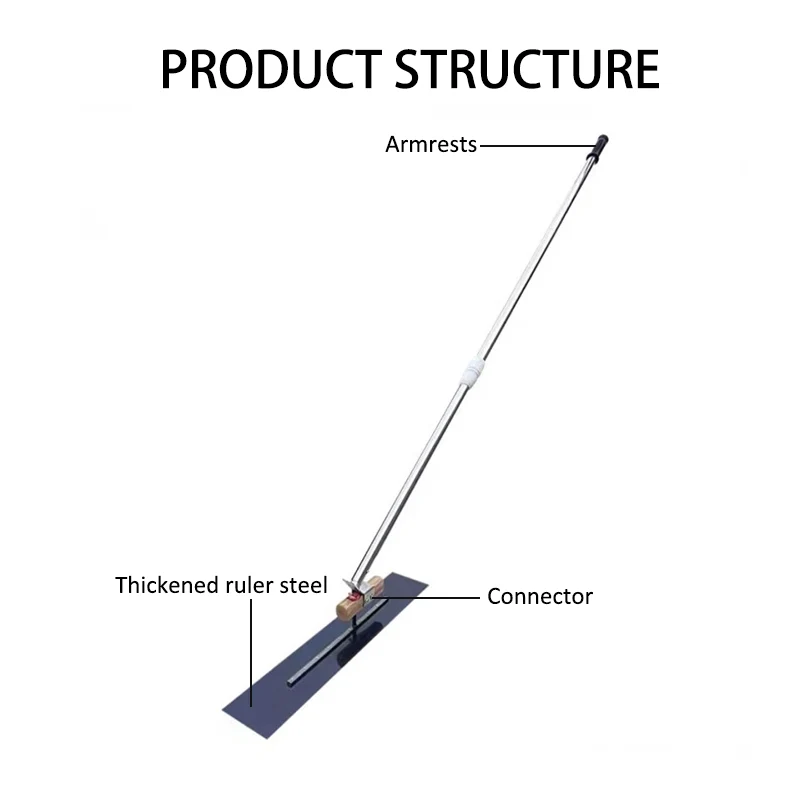 1M Manual Concrete Leveling Ruler