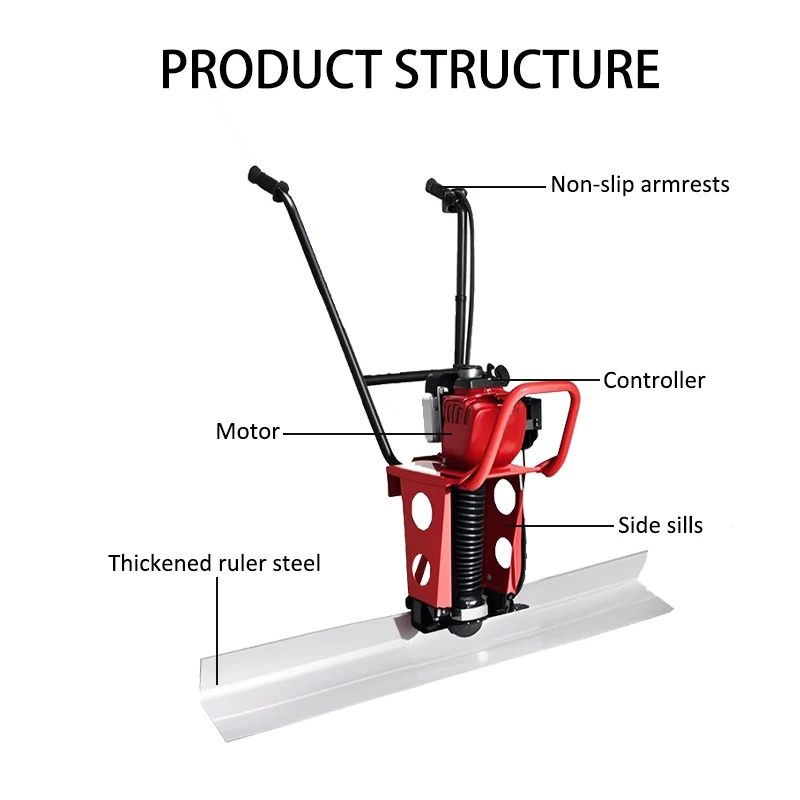 2M Gasoline Vibrating Leveling Ruler