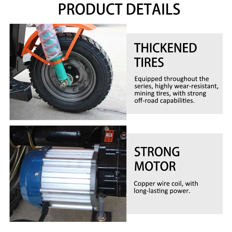Electric Tricycle with Unloading