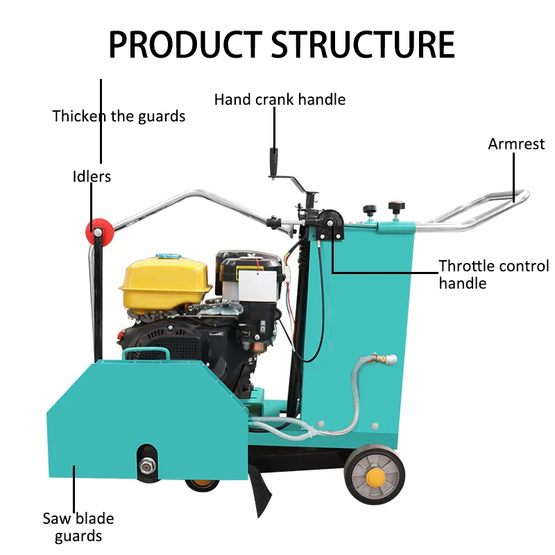 Blade Size S500mm Gasoline Concrete Cutter