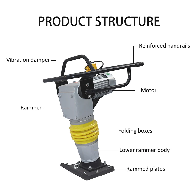 Vibrating Compactor Rammer Electric Motor